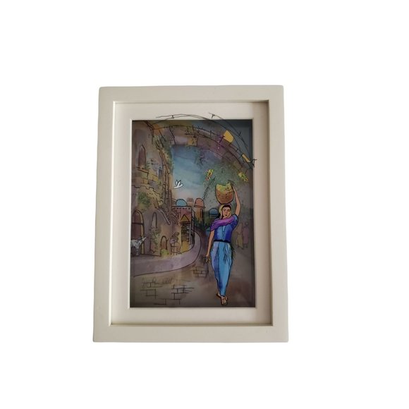 Signed Paint on Glass 1st custom piece "Ruth" - Picture 1 of 5